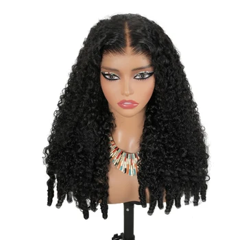 Glueless Wig Human Hair Burmese Curly 7x6 Lace Closure Wig Beginner Friendly HD Lace Bleached Knots Remy Human Hair Wigs 1