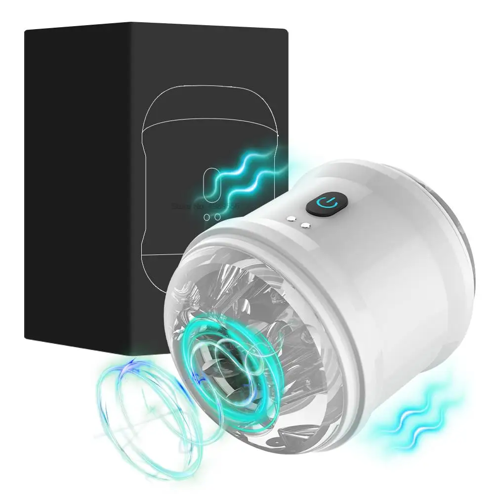 18+ Sex Toys for Men Realistic Vagina Sexual Masturbator Man Moaning Aircraft Cup Telescopic Rotation Suction Glans Training