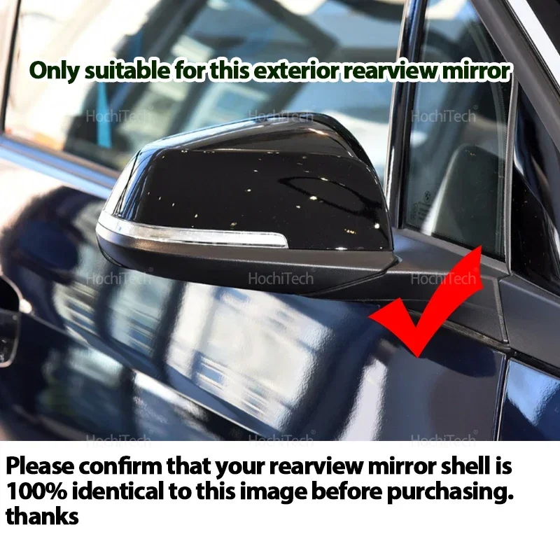 BMW F20 F21 F22 F23 F30 화이트 F34 F32 F33 F36 E84 F87 I3 브라이트 블랙 백미러 커버 윙 사이드 리어 뷰 미러 캡