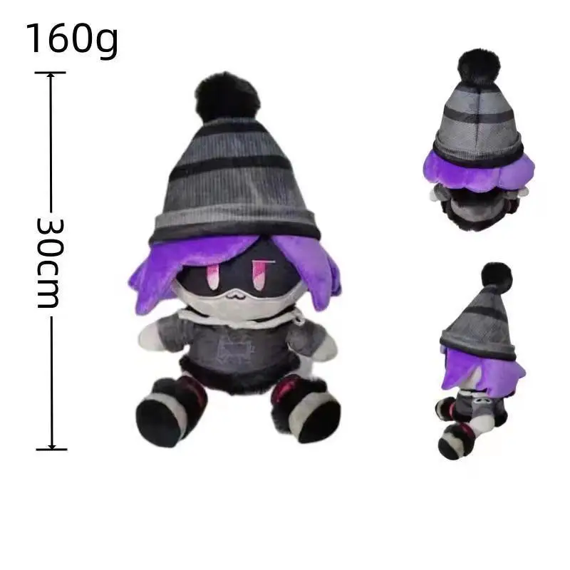 New cute plush toy cute purple doll yellow doll simulation anime plush toy