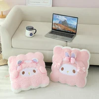 Sanrio Cartoon Anime My Sweet Piano Fluffy Cushion Cute Soft My Melody Sofa Cushion Square Round Home Decor Gifts For Girl 1