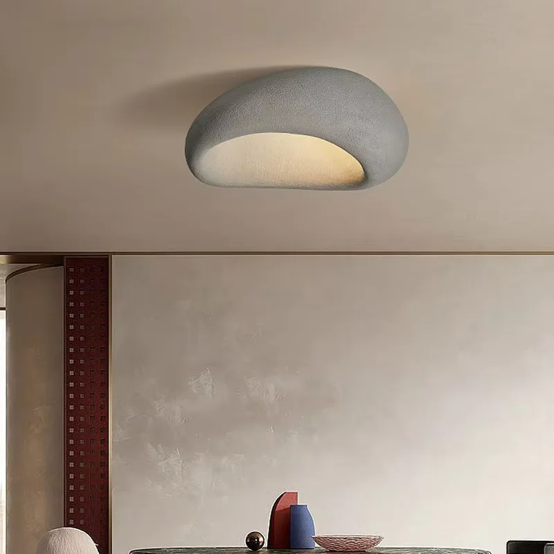 Nordic Wabi Sabi Led Ceiling Lamps Minimalist Ceiling Light for Living Room Modern Bedroom Home Decor ceiling chandelier Fixture