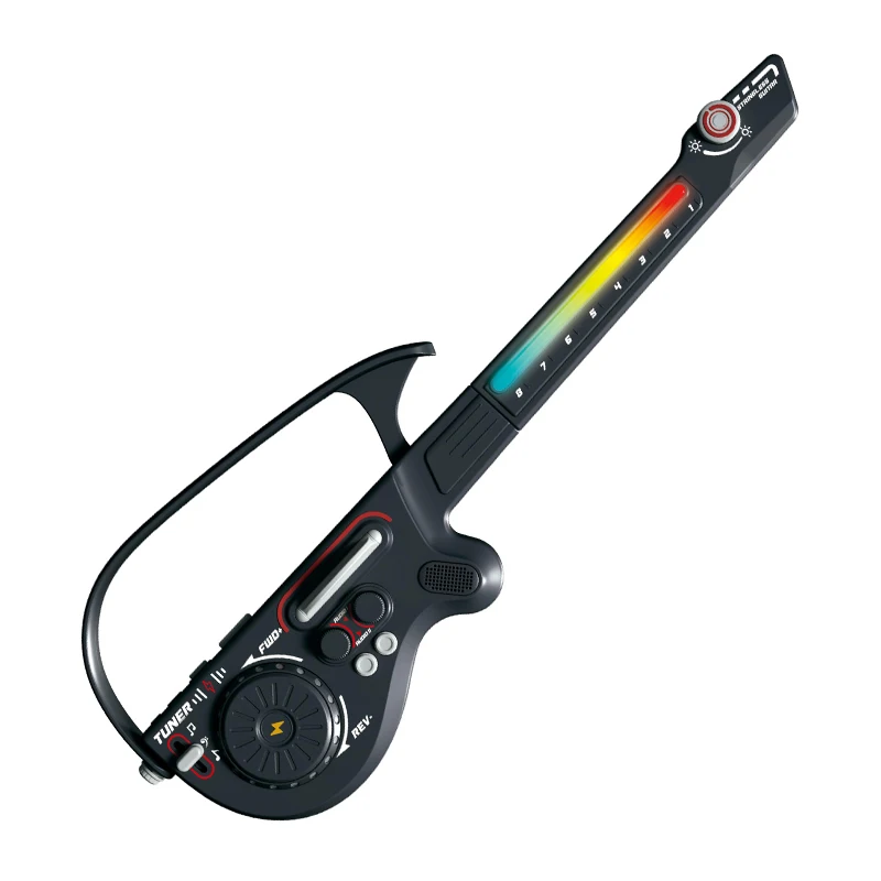 Smart Electric Guitar Toy Stringless DJ No String Mixing with Bluetooth LED Lights Bass Guitar Sounds for Music Kids Gift
