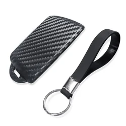 Silicone Key Case for Car Remote Protection (Carbon fibre long)