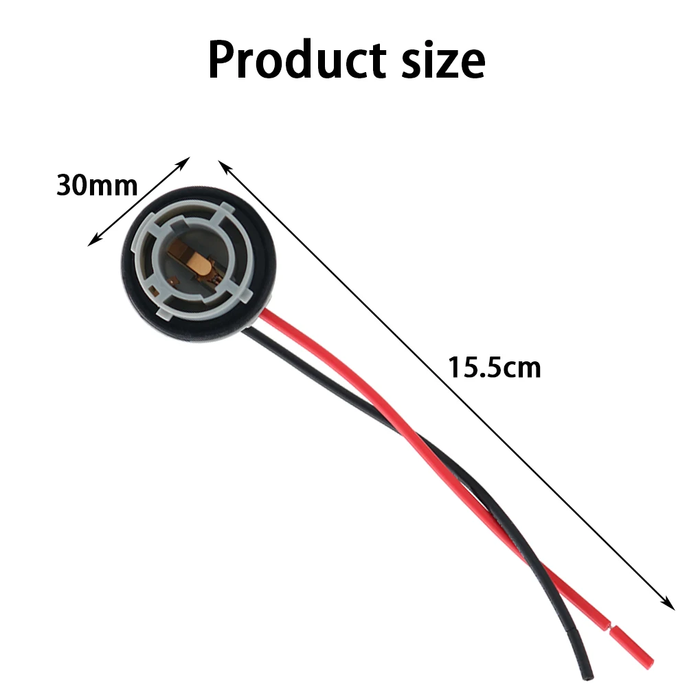 led lamp bulb base light holder light bulb socket socket connector plug adapter YSY 1pcs 1156 1157 BAU15S LED Bulbs Socket Holder Auto Turn Signal Tail Stop Rear Brake Light Base Harness Plugs Connectors