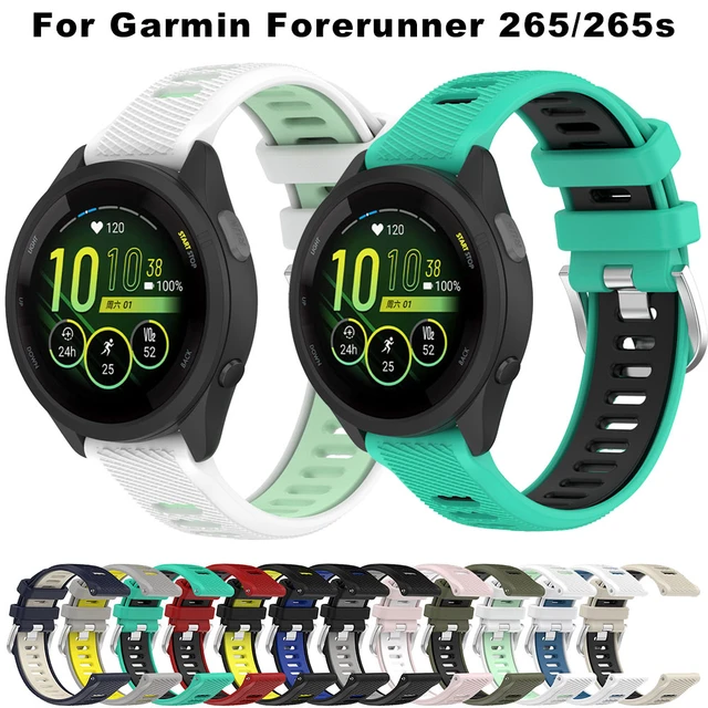 Correa de nailon para reloj Garmin Forerunner 255 55 245 Vivoactive 4 3  Venu 2 Plus Venu Sq 2, accesorios inteligentes de repuesto