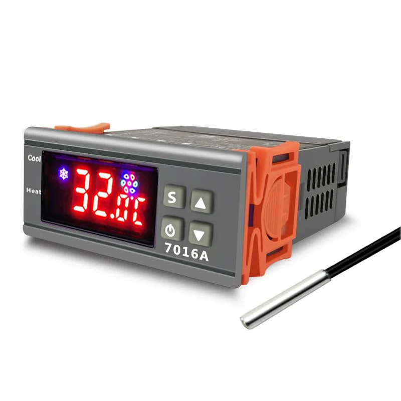 7016A 12V 360W High-Precision Thermostat Freezer Incubator Incubation Thermostat 30A High-Power Temperature Control Switch