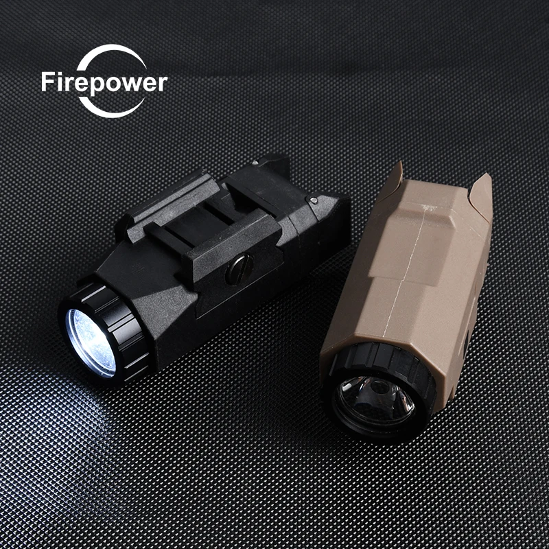 

APL Tactical Flashlight Fit 20mm Picatinny Rail For G17 G18 G19 Pistol Gun Light 400 Lumens Whitelight Strob Outdoor Hunting