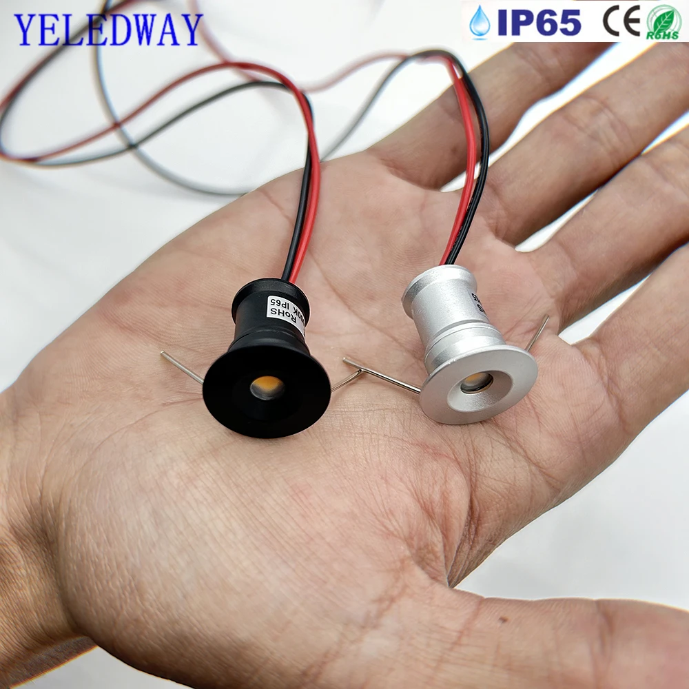 Mini Spot led 12V 15mm Recessed Downlight LED Spotlights Dimmable for Ceiling Stairs Walkways Courtyards Cabinet Corridor Lights 5