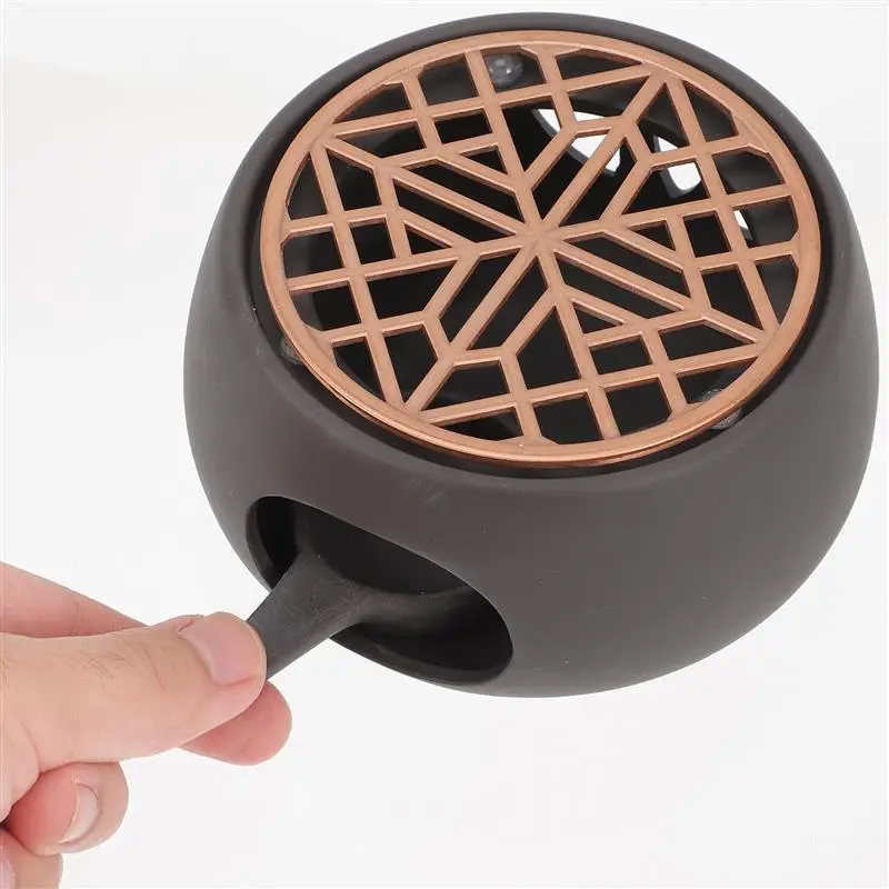 Teapot Warmers Japanese Ceramic Teapot Warmer Holder Base Retro Tea Warmer Holder Kung Fu Teapot Heating Stove Teaware