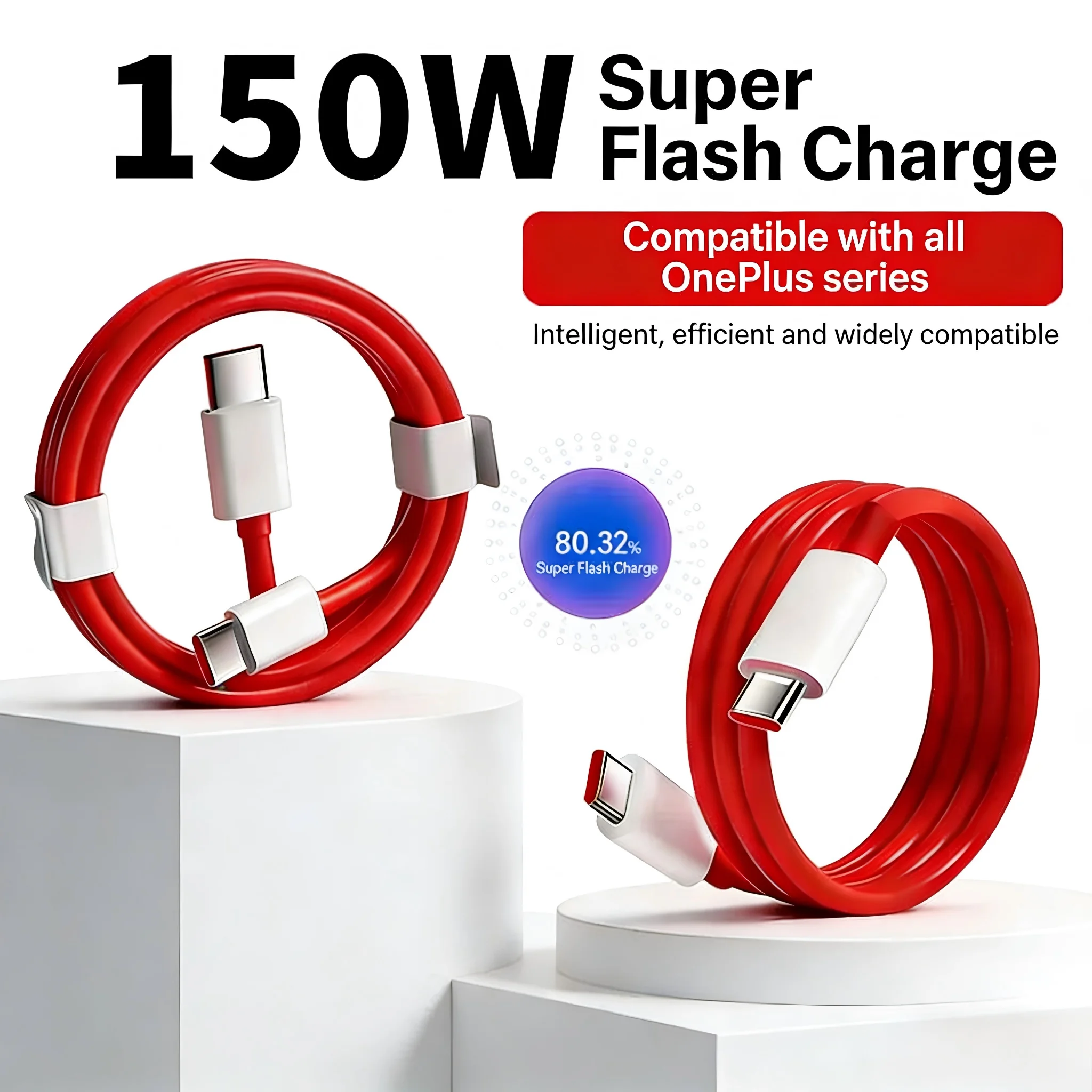 150W 100W OnePlus Original SUPERVOOC Fast Charging Type C Cable