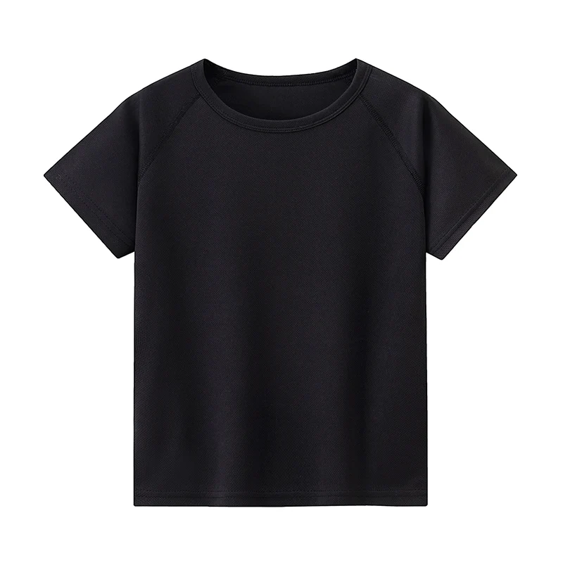 1/4/5 Piece Set For Children To Teenagers Multi Size Casual Sports Short Sleeved 120-170 Comfortable T-shirt For Boys And Girls 2
