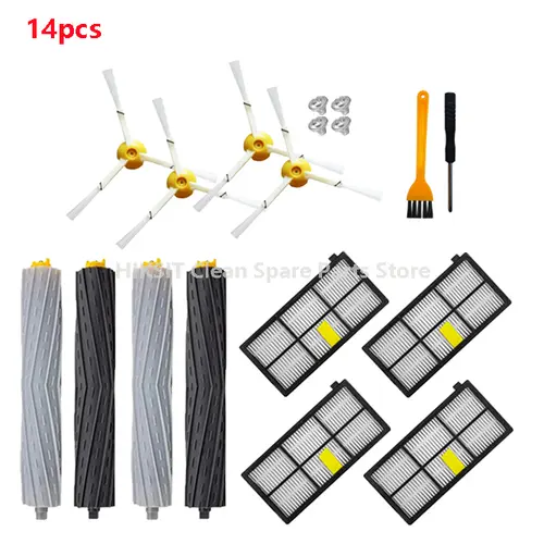 For iRobot Roomba 800 900 Series 860 870 880 890 966 980 Vacuum Cleaner Side Roller Brush Parts Hepa Filter Wheel Replacement - Image 11
