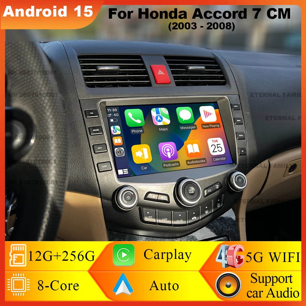 m HONDA アコード アンドロイドナビ4G64G ホンダ アコード CL－7 Androidナビ 専用ナビ ドラレコ内蔵