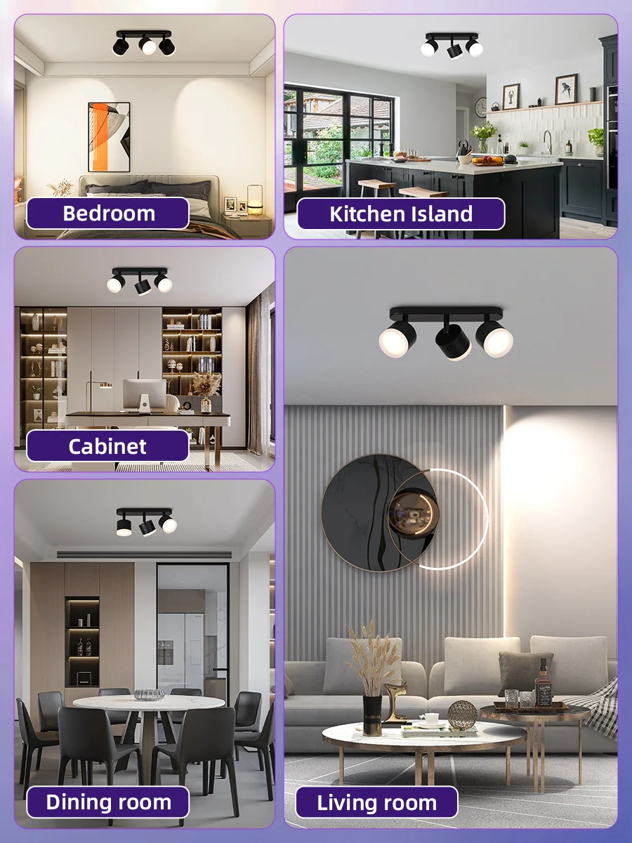 DownLight GX53 For Living Room Kitchen Bedroom Corridor Spot Ceiling Light LED 110-220V Room Decor Spotlight Led Home Wall Light