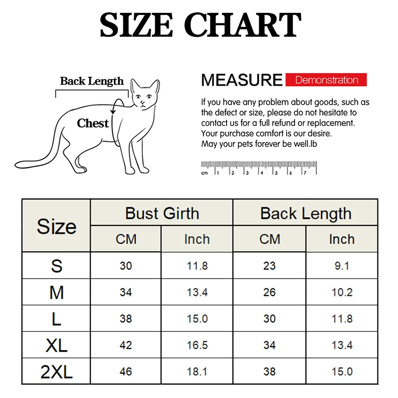 Cat Sterilization Cute Print Pet Care Clothes Anti-lick Recovery Veat After Surgery for Small Dogs Cat Jumpsuit Kitten Wean Suit