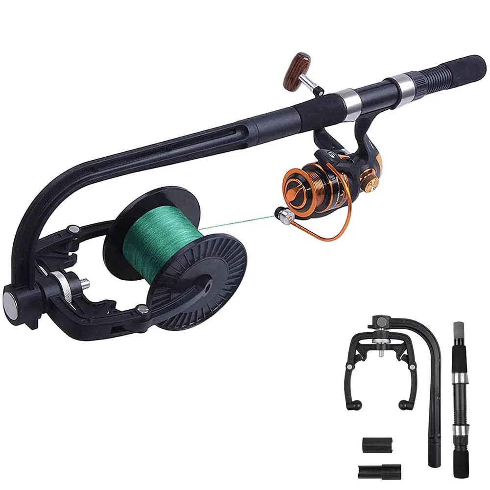 Fishing Line Winder Spooler Portable Spooling Station System for