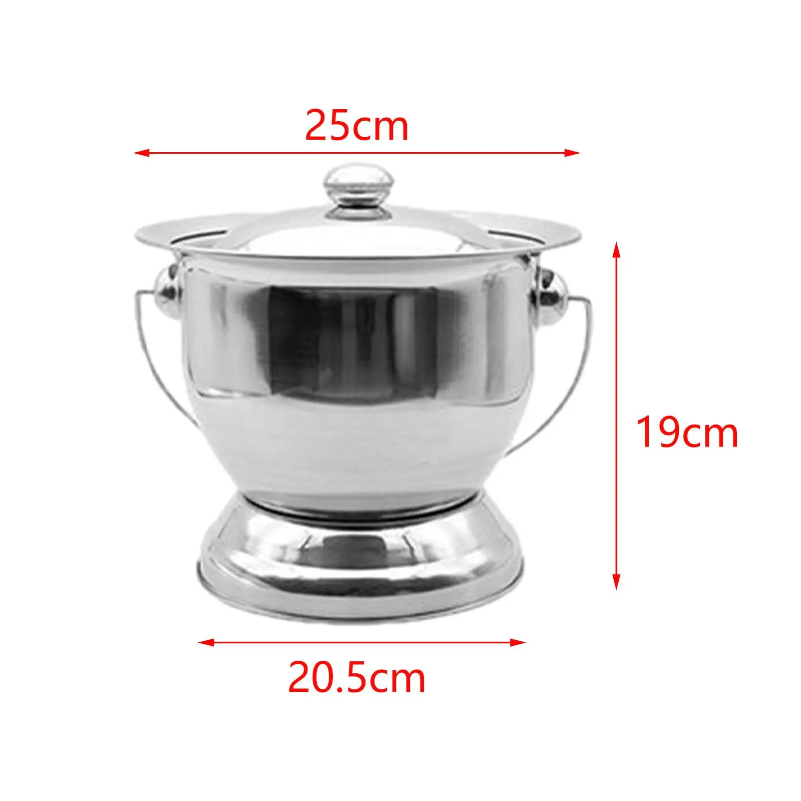 Chamber Pot Thickened Night Urinal Easy Clean Multifunction for Home Elderly 6