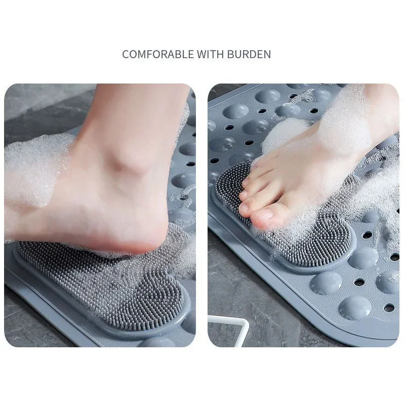 Anti-skid mat for bathroom and shower anti-skid mat for middle-aged and elderly mildew-proof, bath and massage, 40x70cm, 50x80cm