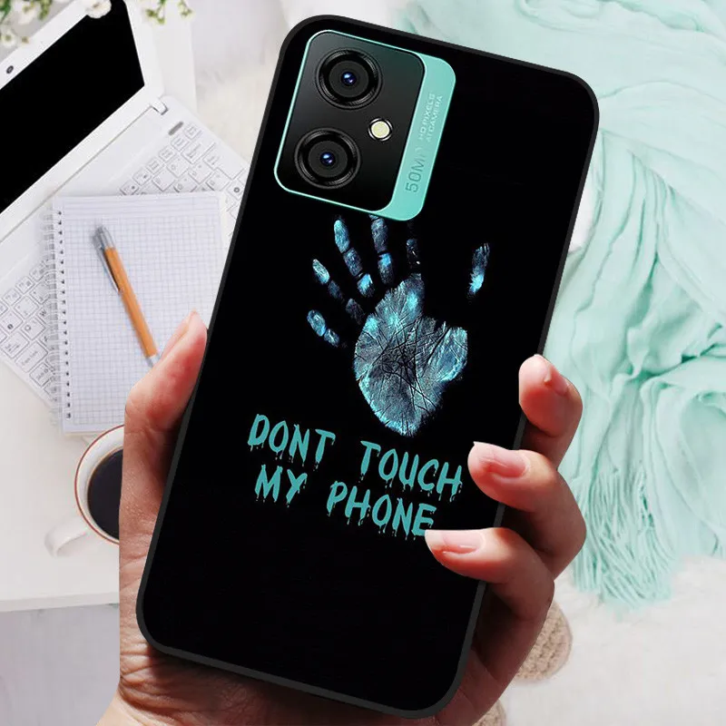 Silicone Soft Lions Cat Black Bumper Protective Case Cover