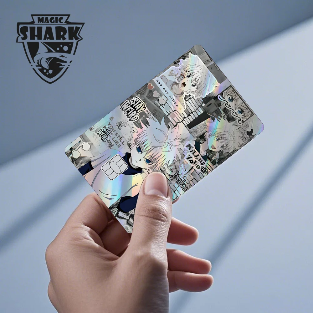 Holographic Anime Hunter X Hunter Card Skin Sticker