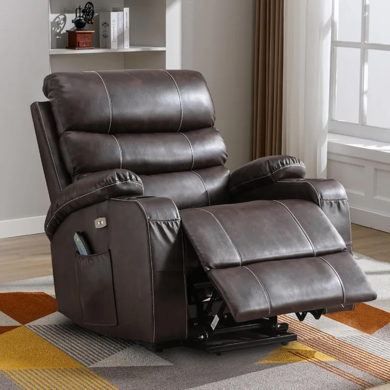 Lift Chair-Power Lift Recliner Chair for Elderly,Power Recline Chair with Heat and Massage,Electric Recliner Chairs Big and Tall