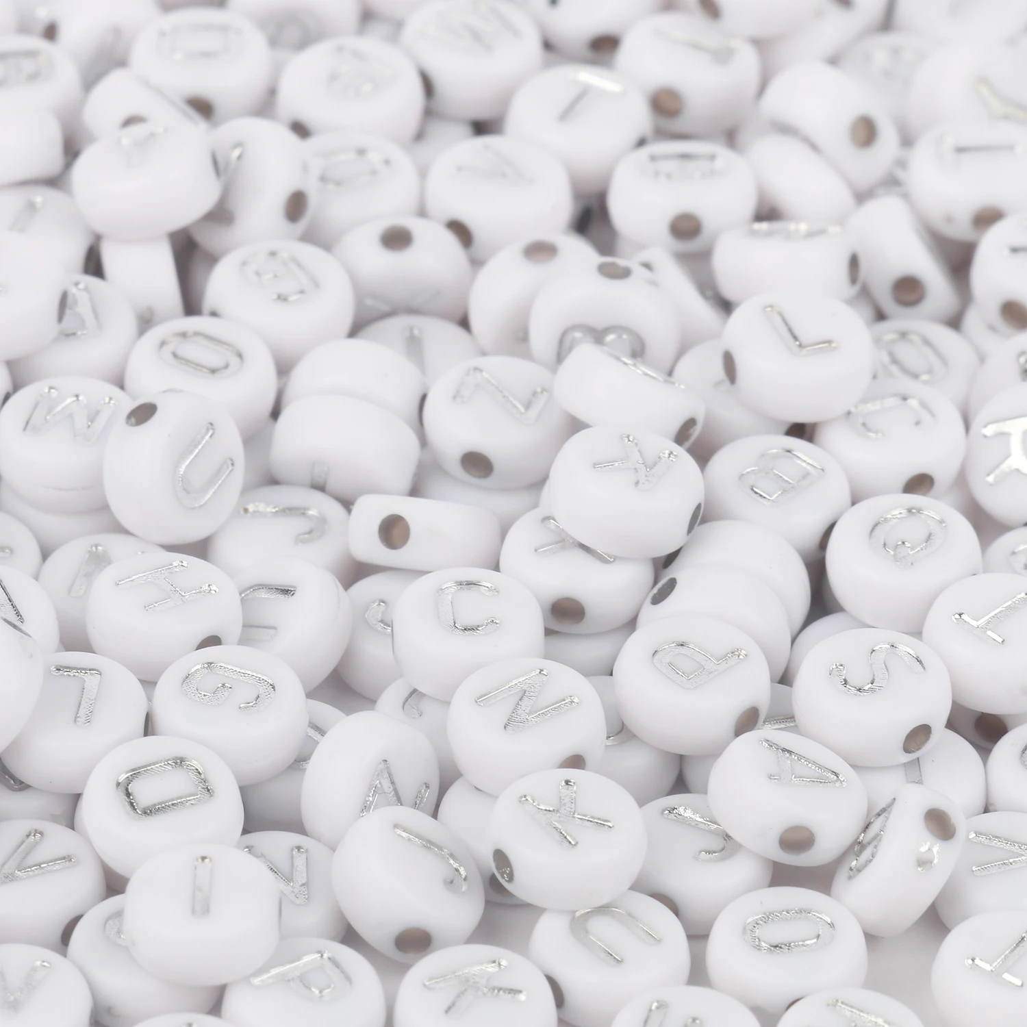 Vibrant Alphabet Acrylic Beads