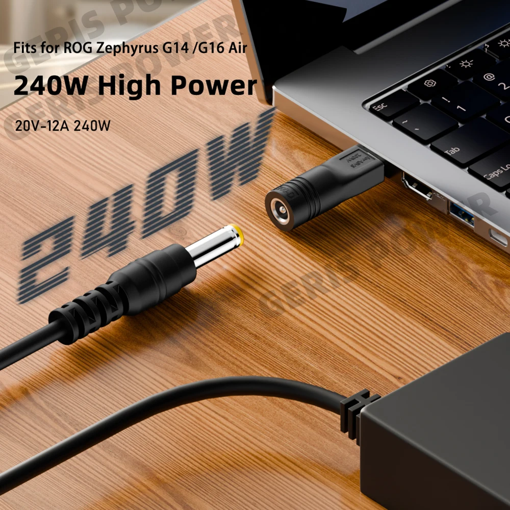 High-Power DC Laptop Charger Adapter