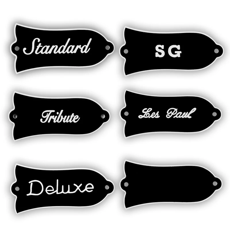 Electric guitar Truss Rod Cover Plate for LP Standard/Custom 2 holes 2pcs guitar truss rod high strength neck repair metal 420mm two way rod type electric guitar truss rod steel for guitarist