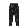 New Fashion Men's Women's Same Foam Printing High Street Loose Hooded Sweater with Casual Sweatpants Set 3