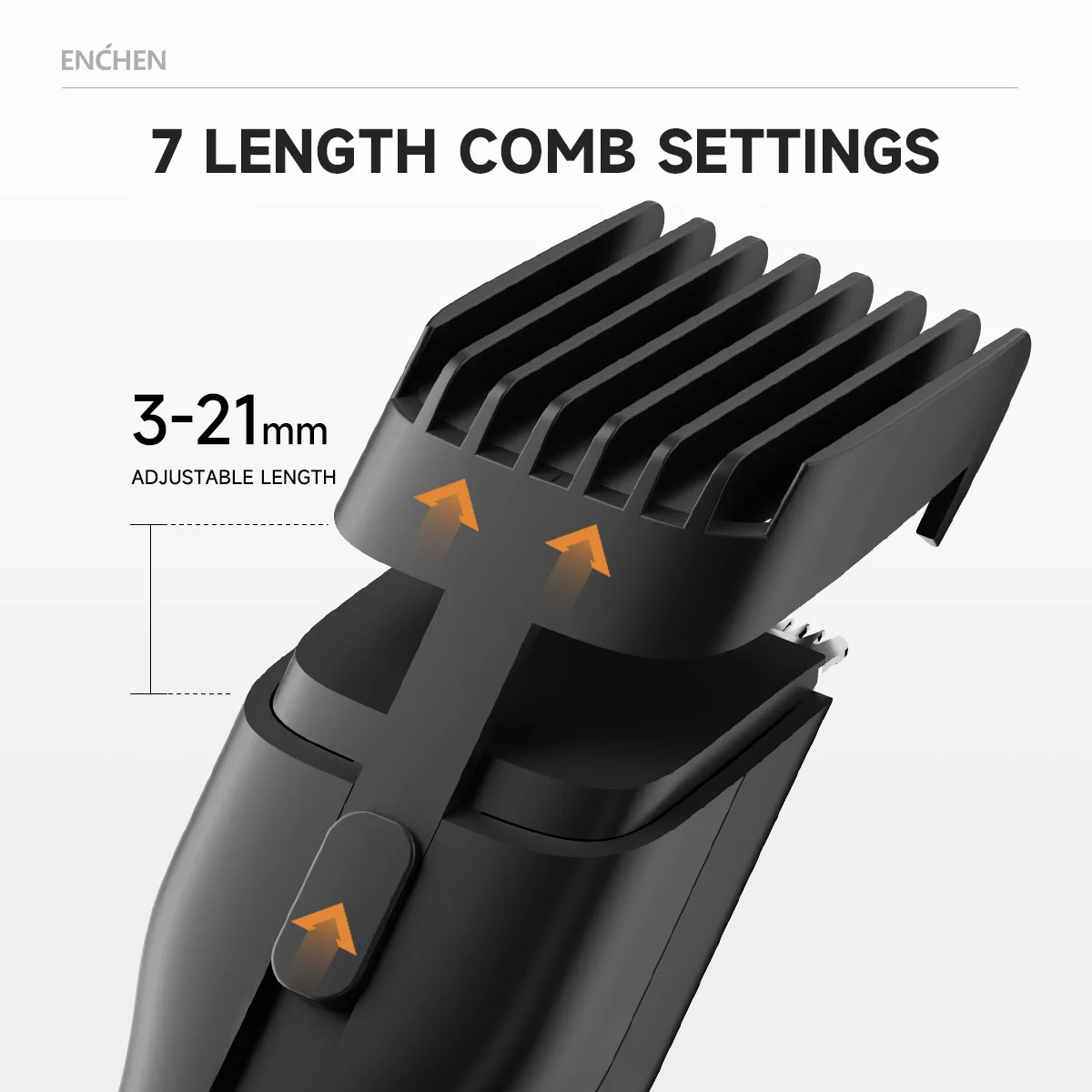 Hair Trimmer ENCHEN Hair Trimmers Adjustable Hair Trimmers Rechargeable Clippers Professional Cutting Machine Body Trimmer for Men Boost
