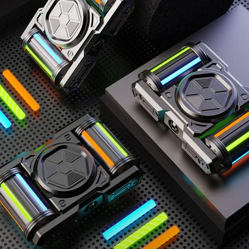 New Tank 101 Fidget Spinner Metal EDC Toy Black Tech Hand Stress Relief Roller Puller Creative Adults Gift Fingertip Gyroscope