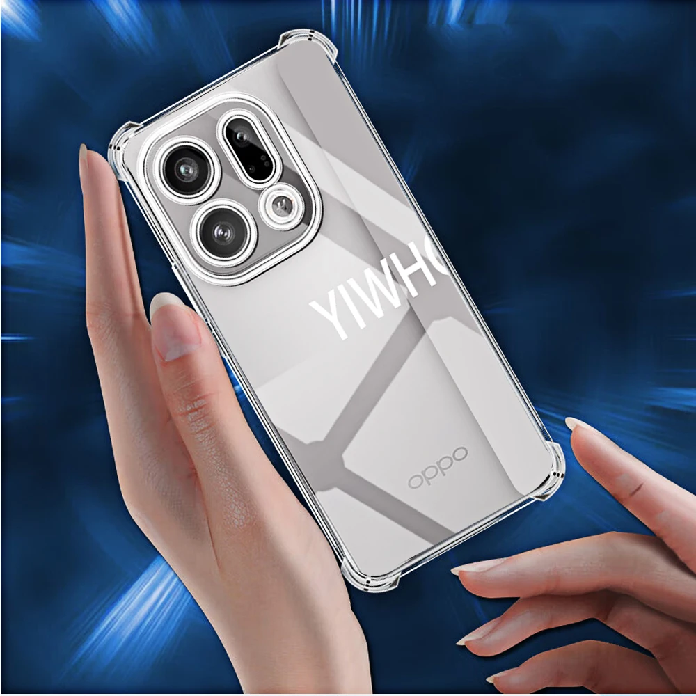 Shockproof Transparent TPU Phone Case - Clear Protective Cover