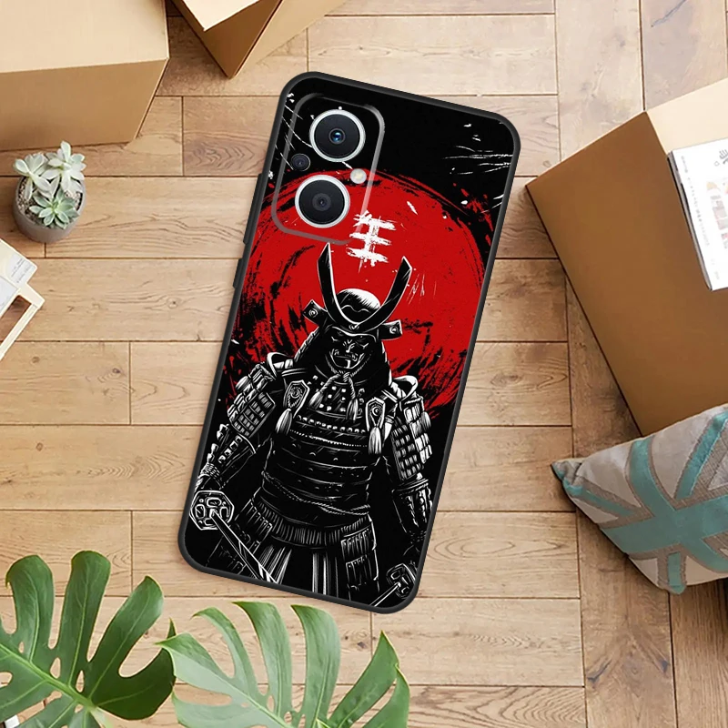 Samurai Art Phone Case - Anime Japanese Design Back Cover