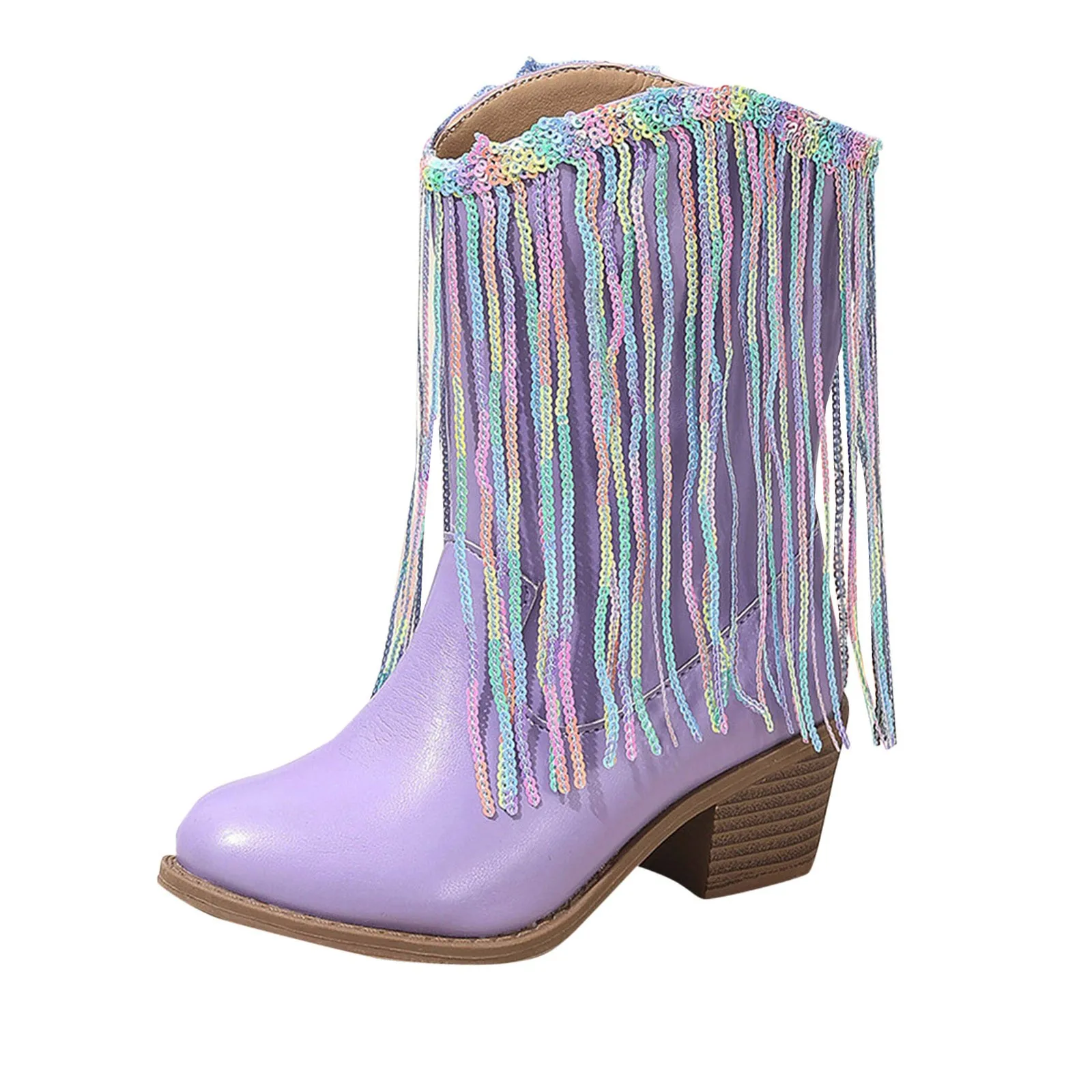 Bottes Mi-Mollet Filles PPXID - Bottes D'Équitation Et Pluie Imperméables Pour Enfants