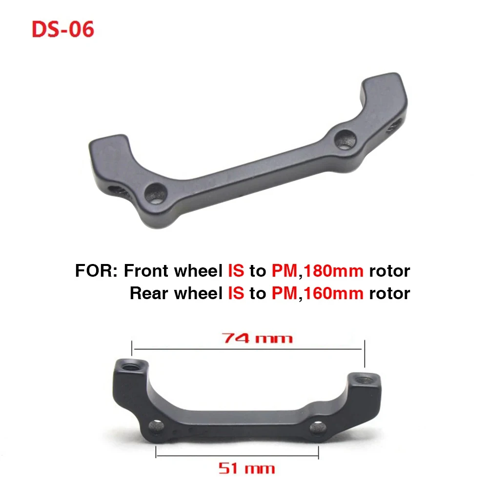 Bike Disc Brake Rotor Mount Adapter MTB Ultralight Bracket IS PM A B to PM A Bicycle Disc Brake Adaptor for 140 160 180 203mm bike brake rotor