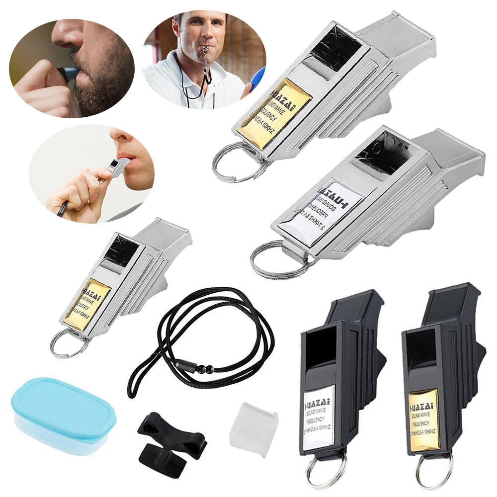 Professional Soccer Referee Whistles Big Sound Rugby Football Whistles Seedless Plastic Cheerleading Sports Training soccer whistle sport whistle sports whistle