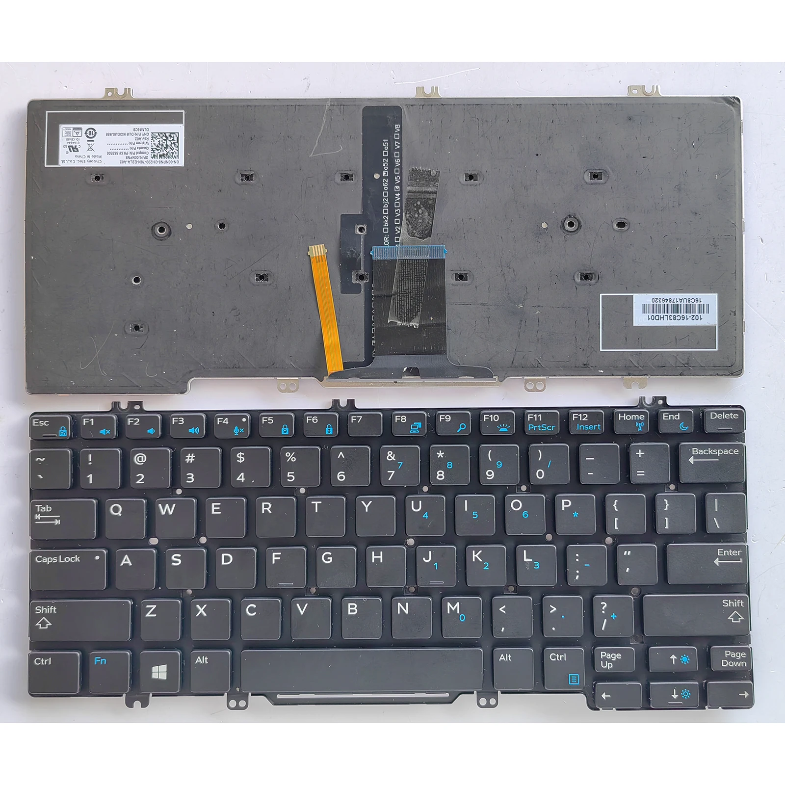 

US RU SP для клавиатуры ноутбука Dell Latitude 5290 7380 7389 E5280 E5290 E7280 E7290 P27S P28S