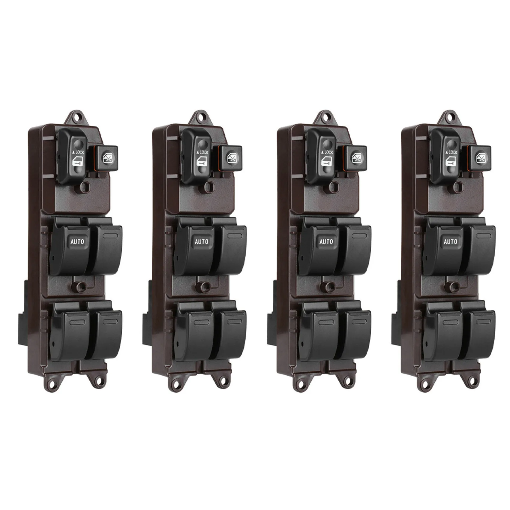 

4X 84820-12491 84820-AA050 Power Window Master Switch Driver Side for Toyota Corolla Camry Sienna 2003-2010