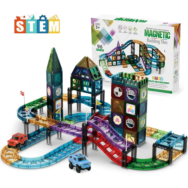 Magnetic Building Blocks Construction Set for Kids