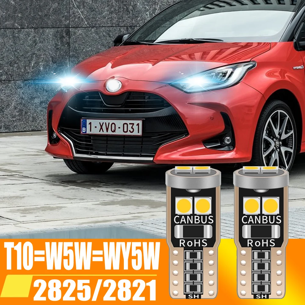 2pcs LED Clearance Light Lamp Bulb W5W T10 Canbus For Mazda 2 DY DE DH