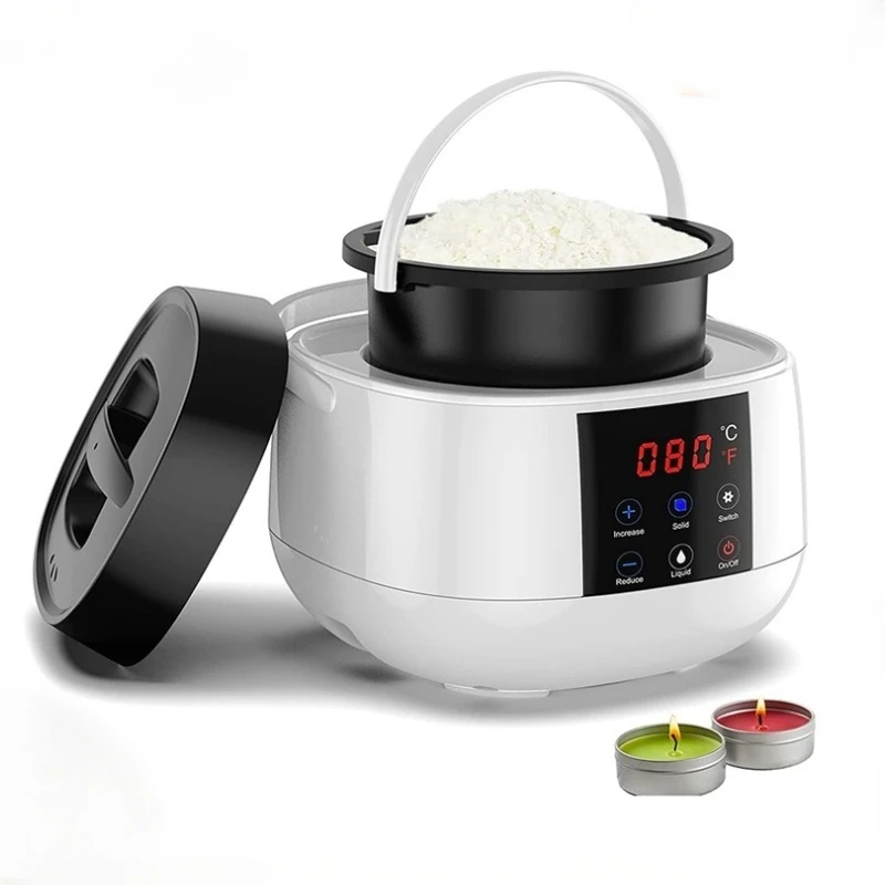 Kaars Wax Melter voor het maken van kaarsen, professionele elektrische roestvrijstalen paraffine verwarmer - 8L/10.8L/12L/16L/20L/30L/35L Soja Wax Smelting Tank voor schoonheidssalon of thuisgebruik