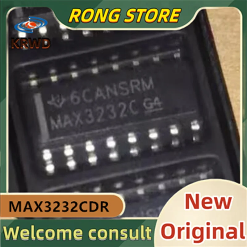 

(20 шт.) MAX3232CDR MAX3232C SOP16 RS232 Новый и оригинальный чип IC