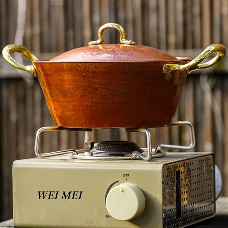 "Artisan Petit" Hand-Hammered Copper Pot - clHouse & Home