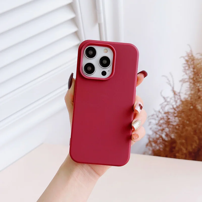 Vibrant Silicone Shockproof Phone Case - Soft Matte Finish