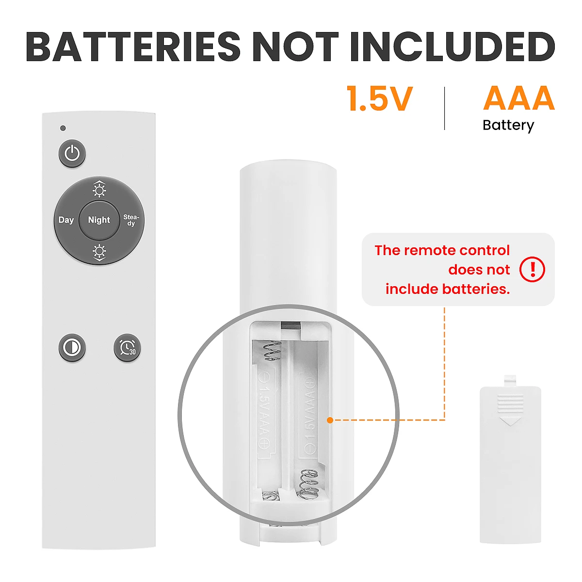 Wiederaufladbare Bewegungssensor-Schrankleuchte mit Fernbedienung, Kabellose Batteriebetriebene Deckenleuchte mit Magnetischer Befestigung für Innenräume, Dusche – Detail 9