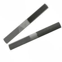 

Wooden Rotating Burrs File Double-cut Alloy Square Flat Half Round Filling Needle Woodworking 4 IN 1 Wood Carving Files Rasp