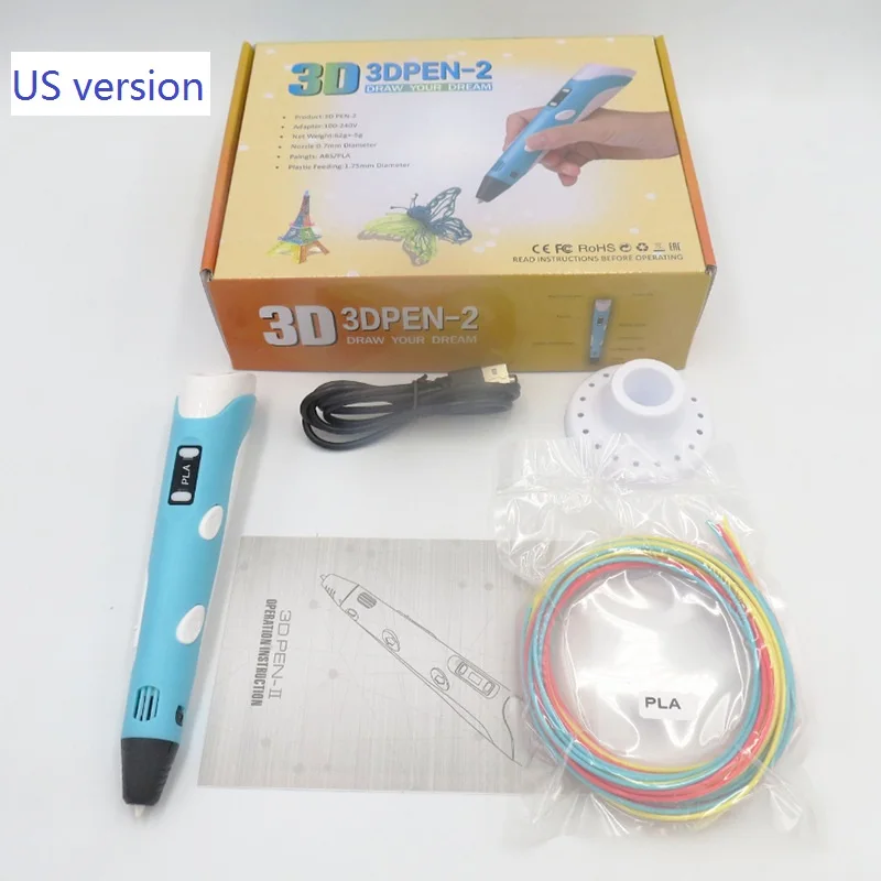 3D 프린팅 펜, 3D 페인팅 펜, 어린이 DIY 드로잉 펜, PLA 필라멘트, 생일 크리스마스 소년 소녀 선물