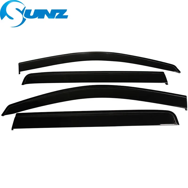 Side Window Deflector for Nissan Navara D40 2005 2006 2007 2008 2009 2010 2011 2012 2013 2014 Weathershields Sun Rain Visor SUNZ car window visor,car window deflectors
