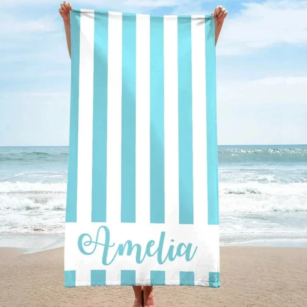 Personalized Striped Beach Towels 1 | Personalized Striped Beach Towels 1